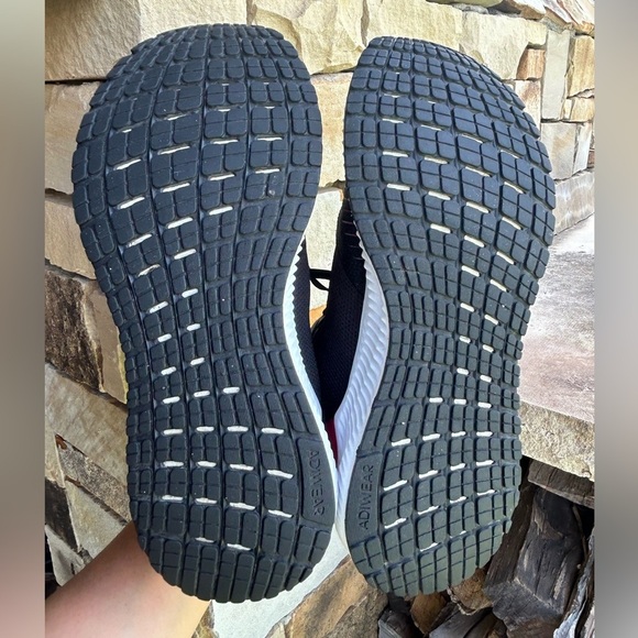 Adidas Solar Ride Core Black Real Magenta Sneakers with Breathable Mesh Sz-8.5.P - Picture 12 of 12